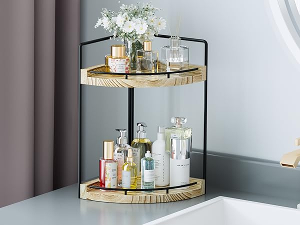 corner bathroom counter organizer