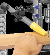 Fulton Woodworking Tools X-Stream Drill Press Dust Collector with Multi-Axis Adjustability • Univ...