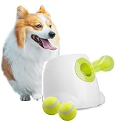 ALL FOR PAWS Automatic Dog Ball Launcher, Interactive Fetch Toy for Small to Medium Dogs, Recharg...