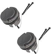 Dwuww 2Pcs Black Fuel Cap and Oil Cap for Husqvarna 435 445 450 460 545 562 Replaces 522620001,Ch...