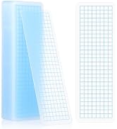 TEHAUX 40pcs Washi Cards, PVC Washi Tape Boards, Thick Rounded Corner Tape Sample Holder for Scra...