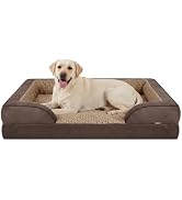 INVENHO Jumbo Orthopedic Dog Bed for Extra Large Dogs, Waterproof, Egg-Crate Foam Dog Couch Bed w...