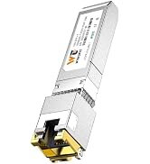 10G SFP+ to RJ-45 Transceiver, Copper SFP+ CAT6a Module, Up to 30m | Auto-Negotiation 1.25/2.5/5/...