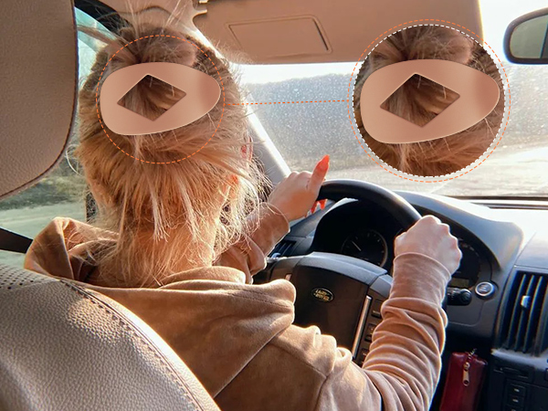Flat hair clips provide comfort while driving or lounging on a sofa