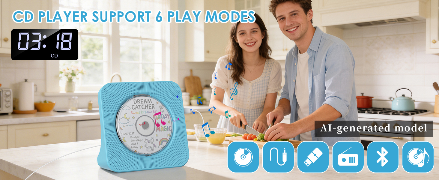 countertop cd player