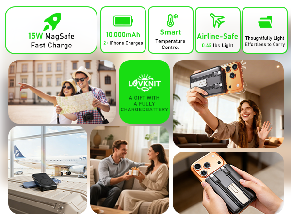 portable charger power bank wireless charger iphone magsafe power bank power bank fast charging