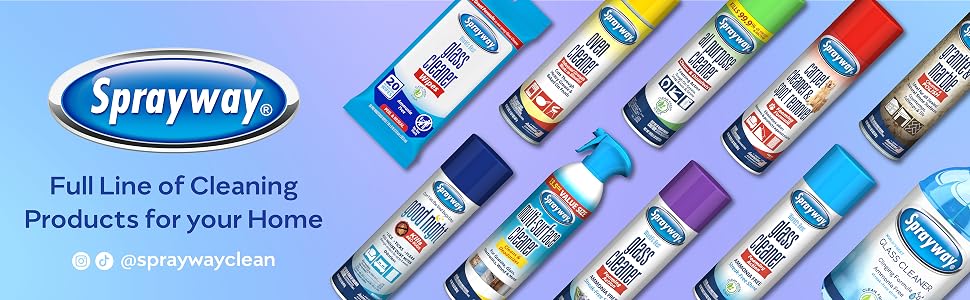 Sprayway Full Line of Cleaning Products for your Home