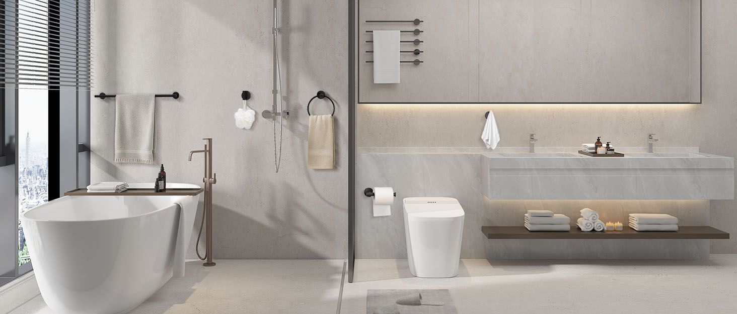 bathroom towel bar