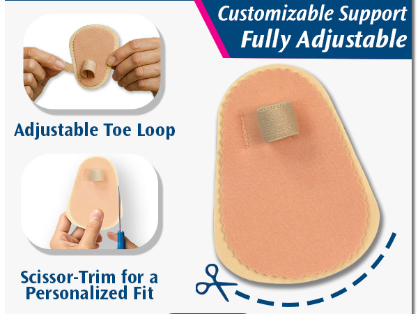 PediFix Toe Straightener Adjustable and Trimmable Support
