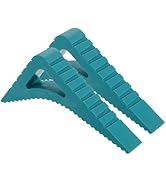 uxcell 2 Pcs Door Stoppers for Bottom of Door, 0.83 inch Door Stops, Rubber Door Stopper Wedge, W...