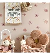 YouRfocus Daisy Wall Decals | 72 PCS Boho Flower Stickers for Girls' Rooms, Playrooms, and Nurser...