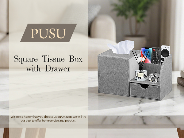 Decorative Cube Tissue Box Holder