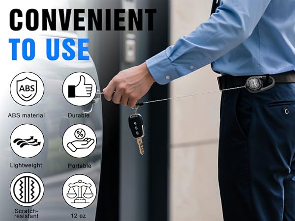 retractable id badge holder; heavy duty retractable keychain; id card holder retractable