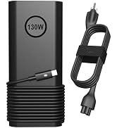 130W ETL USB Type C Laptop Charger Compatible with Dell XPS 15 17 9500 9510 9520 9530 9700 9710 9...