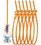 25 Inch Sink Snake Drain Clog Remover Tool,6 Pack Drain Cleaner Hair Clog Remover Tool, Drain Hai...