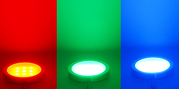 rgb led puck lights color chaging under cabinet lighting multicolor closet counter display lights