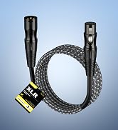 Aokeo XLR Cable 3FT 1 Pack, XLR Male to Female Microphone Cable for Speaker and Audio Setups,All ...
