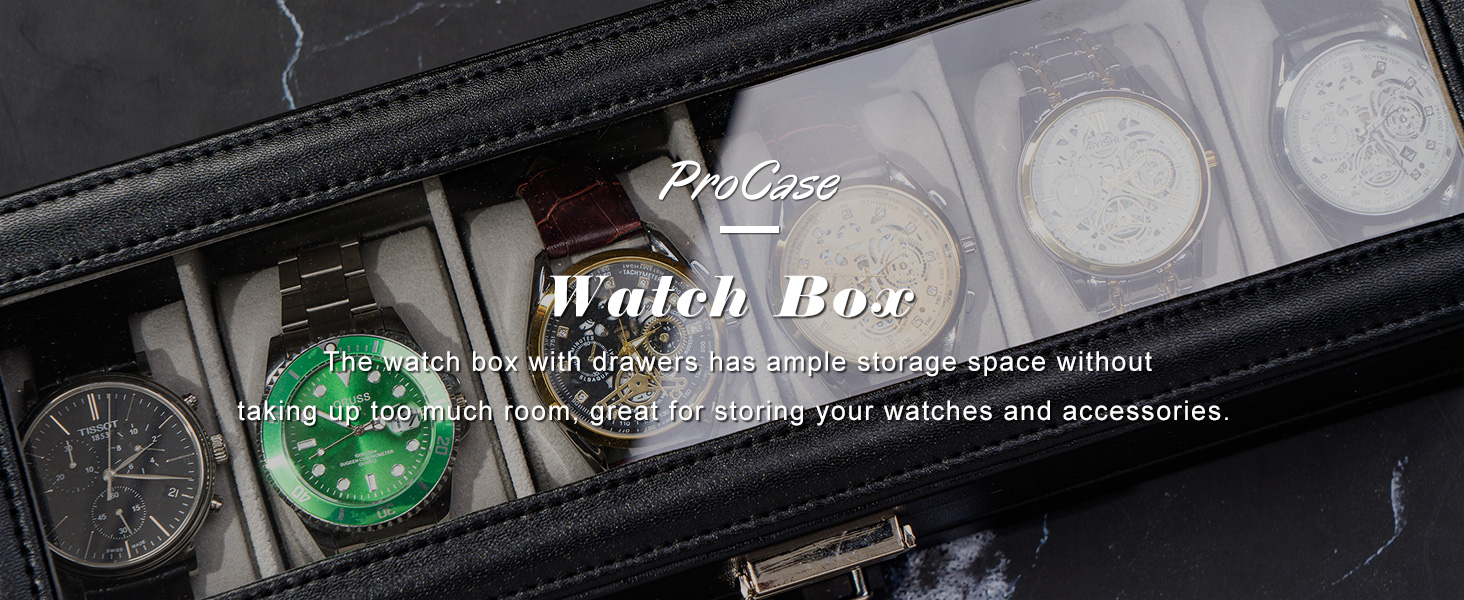 Watch Box with Drawer