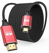 ApoJodly 4K Micro HDMI to HDMI Cable 30FT, HDMI to Micro HDMI Cable HDR High Speed Nylon Braided ...