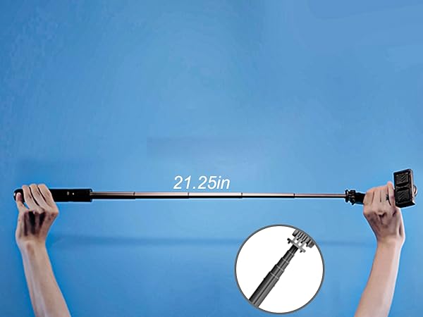 Selfie Stick Head Stabilizer, 360° Swivel Tripod with Wireless Remote, Portable Cell Phone Holder