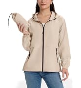 SaphiRose Lightweight Rain Jacket Women Waterproof Raincoat Packable | raincoat, rain coat, windb...