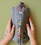 ZIPIT Lenny Pencil Case for Adults and Teens, Large Capacity Pouch, Sturdy Pen Organizer, Wide Op...