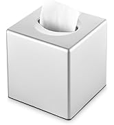 Y-in Hand Tissue Box Cover, Decorative Square Facial Storage Tissue Box Holder, Home Accessories ...