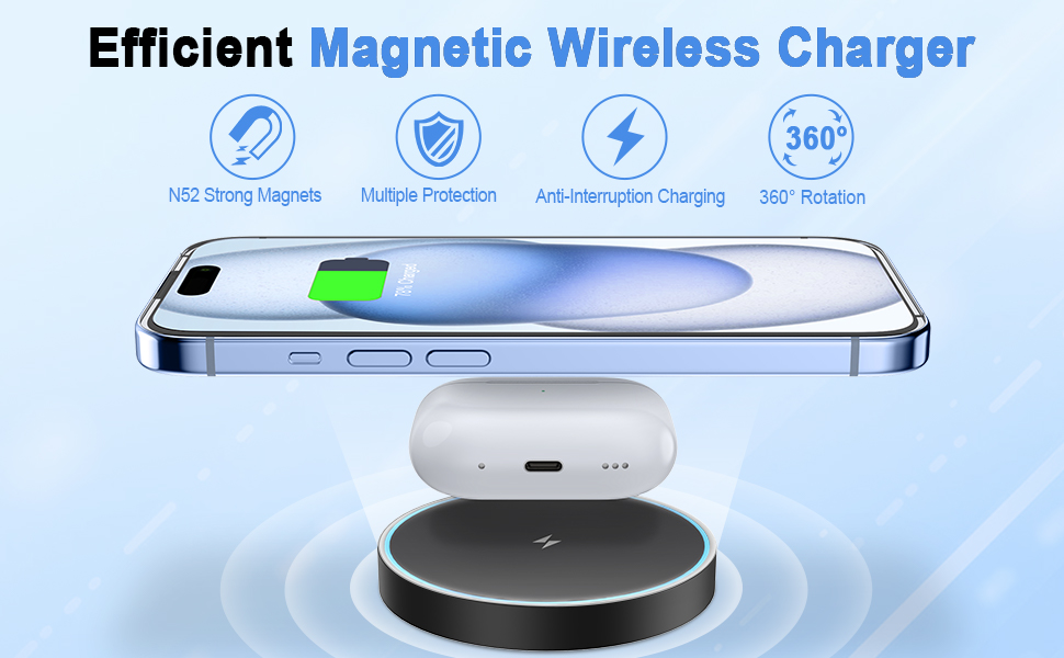 wireless iphone charger fast charging