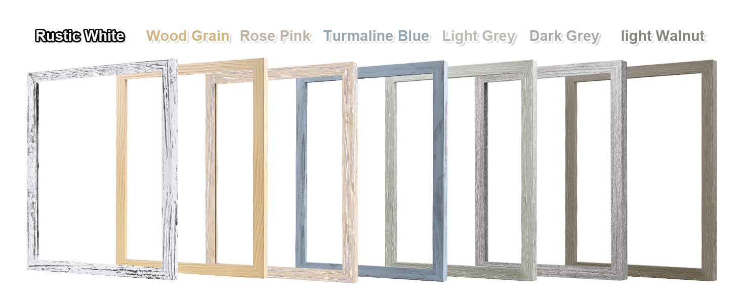 KINLINK Collage Picture Frames Photo Frames with Plexiglass for Table Top and Wall Mounting
