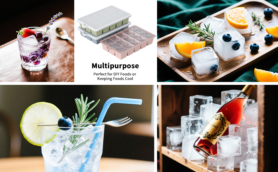 Food Grade Silicone lce Cube Trays