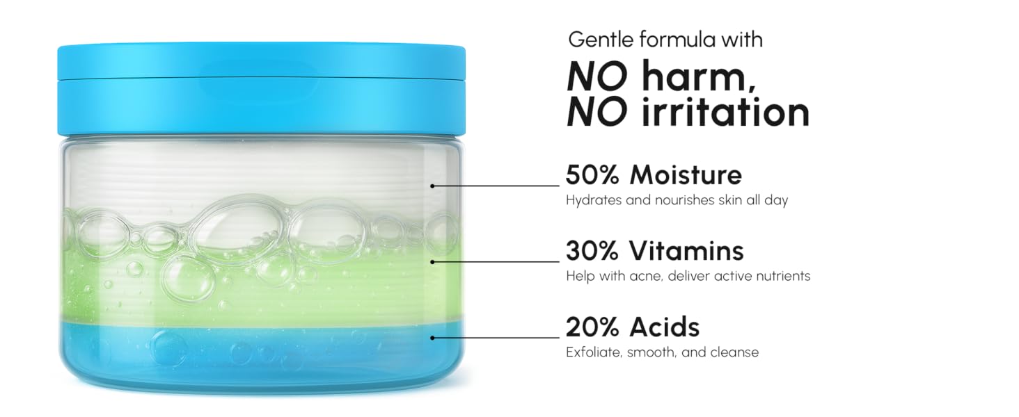 hyaluronic acid pads for face, peeling pads for face, glycolic peel pads, glycolic acid toner pads