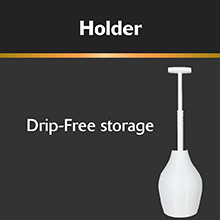 drip free storage holder