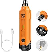 Casfuy 6-Speed Dog Nail Grinder - Newest Enhanced Pet Nail Grinder Super Quiet Rechargeable Elect...