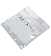 PABCK 100Pcs 3.9x2.7 inch Bracelet Jewelry Display Hanging Cards and 4.3x3.4 inch Self Adhesive C...