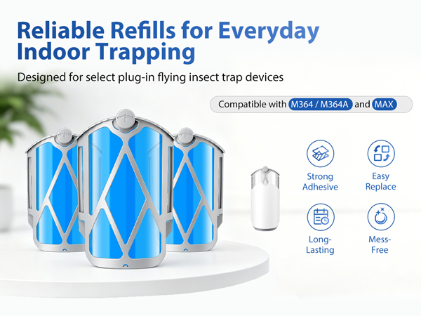 Reliable Refills for Everyday Indoor Trapping