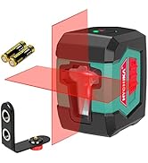Laser Level, HYCHIKA 50 Feet Cross Line Laser with Dual Modules, Self Leveling Laser Level, Switc...