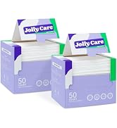 Jolly Care Disposable Face Towels, 10"×12" XL Face Towelette Disposable, Soft Makeup Remover Dry ...