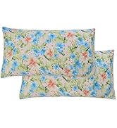 Elegant Comfort Ultra Soft Set of 2 Floral Print Pillowcases - 1500 Premium Hotel Quality Microfi...