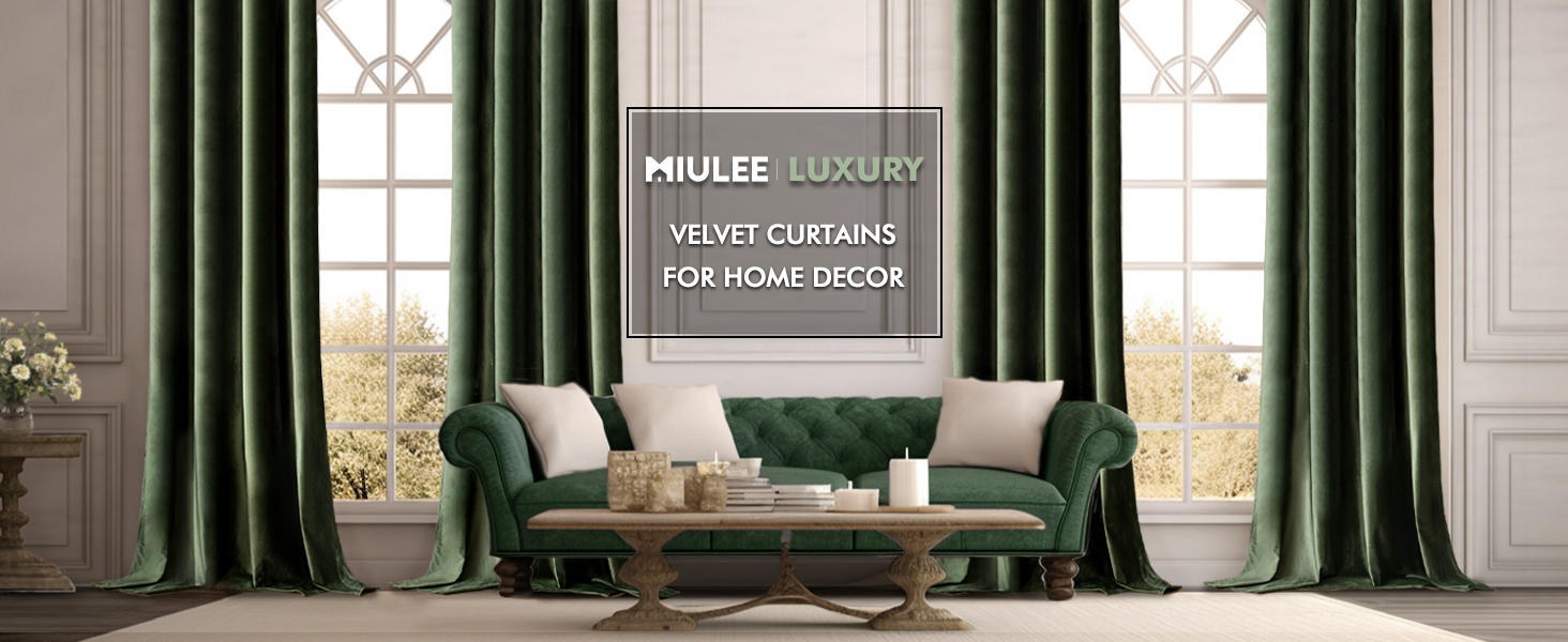 velvet curtains