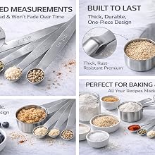 measuring spoons and cups