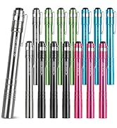 SEAMAGIC 15-Pack LED Penlight - Pocket Bulk Pen Light Flashlight with Clip, 30-Piece Dry Batterie...