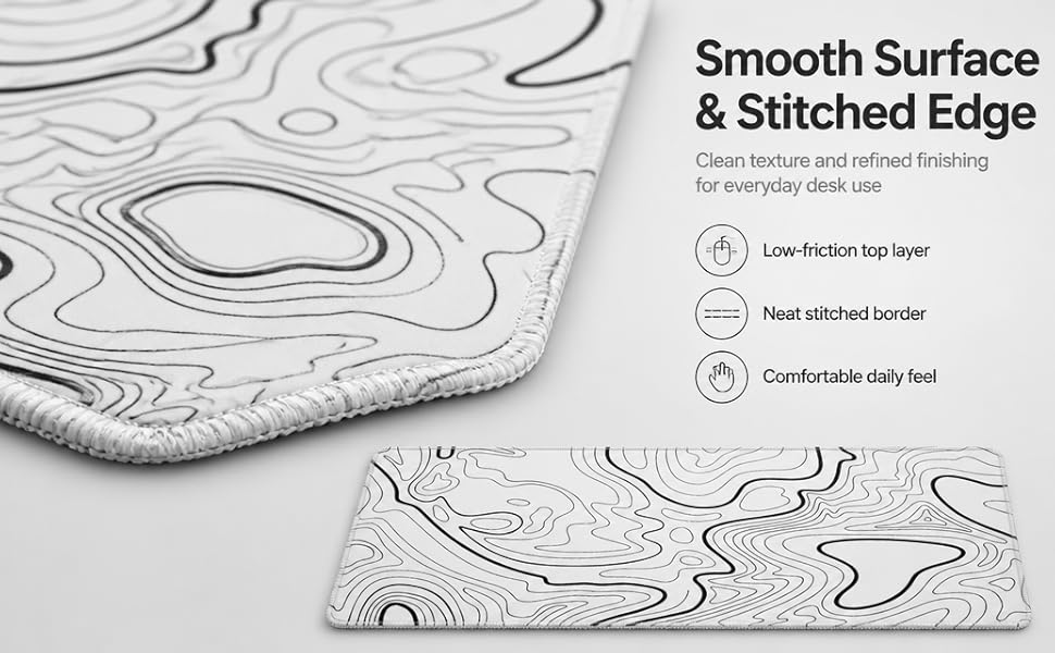 White Topographic
