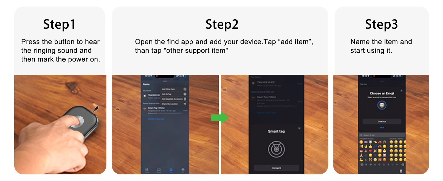 tracker tag iOS only key finder locator sound luggage tracking tags suitcases worldwide replaceable