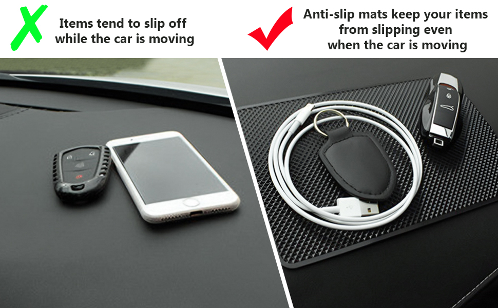 Car center control anti-slip mat