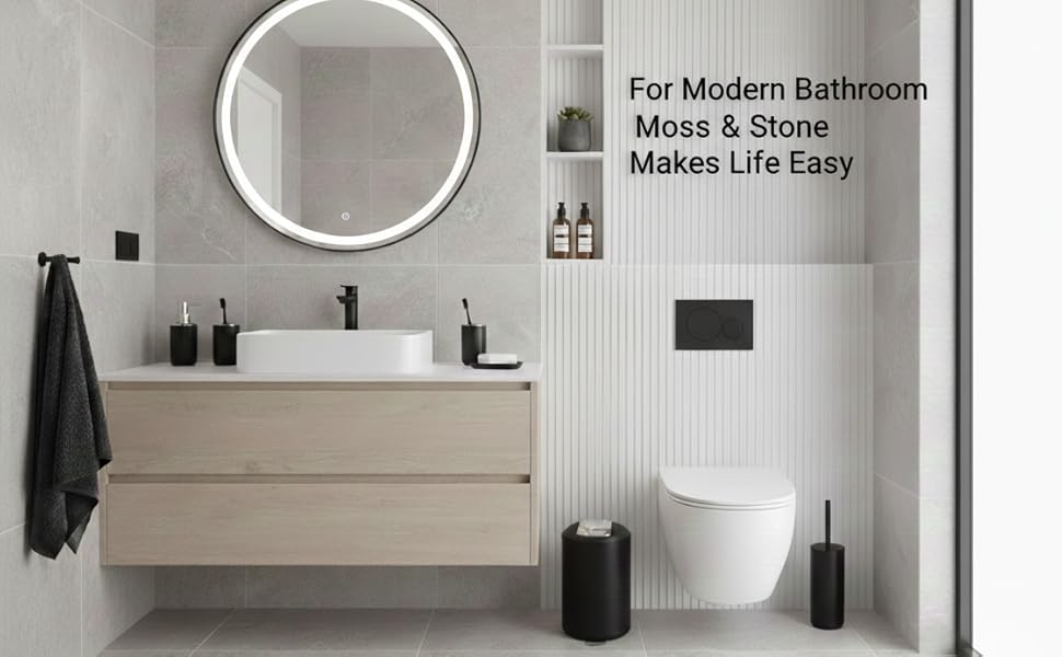 Bathroom Accessories Set, 6 Piece Bath Ensemble