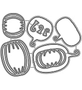 Pumpkin Dies for Card Making,Metal Die Cuts Pumpkin Heads Party Cutting Dies Halloween Embossing ...