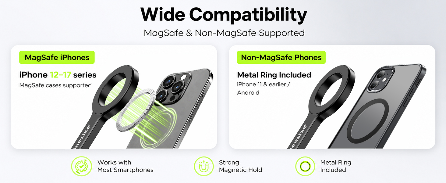 WideCompatibility, MagSafe & Non-MagSafe Supported