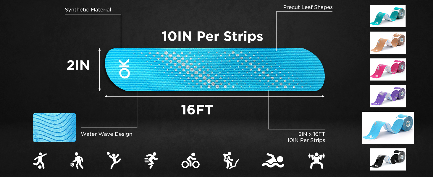 kt tape precut strips