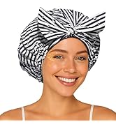 Yanibest Shower Cap for Women Reusable Waterproof, Adjustable Non-Slip Shower Hair Cap, Washable ...