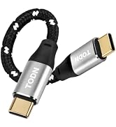 TODN 5in Audiophile 4-Core OFC USB C DAC OTG Cable for Headphone Amplifier | Hi-Res OTG Chip, HiF...